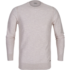 Melange Slub Crew Neck Pullover-knitwear-FA2 Online Outlet Store