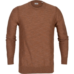Melange Slub Crew Neck Pullover-knitwear-FA2 Online Outlet Store
