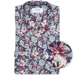 Slim Fit Luxury Floral Print Dress Shirt-shirts-FA2 Online Outlet Store