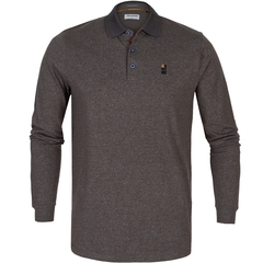 Slim Fit Marle Stripes Long Sleeve Polo-t-shirts & polos-FA2 Online Outlet Store