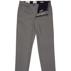 Lancaster Tapered Fit Stretch Gingham Check Trousers-casual & dress trousers-FA2 Online Outlet Store