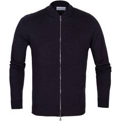 Maclean Luxury Fine Merino Zip-up Bomber-knitwear-FA2 Online Outlet Store