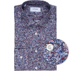 Slim Fit Paisley Print Dress Shirt-shirts-FA2 Online Outlet Store