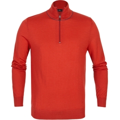 Fine Merino 1/4 Zip Turtle Neck Pullover-knitwear-FA2 Online Outlet Store