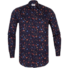 Angelo Autumn Leaves Print Casual Shirt-shirts-FA2 Online Outlet Store