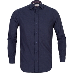 Treviso Melange Cotton Flannel Casual Shirt-shirts-FA2 Online Outlet Store
