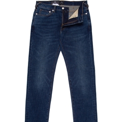 Slim Fit Cross Hatch Stretch Denim Jeans-jeans-FA2 Online Outlet Store