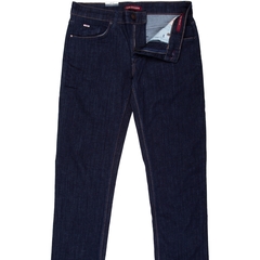 Regular Slim Fit Super Soft Dark Raw Stretch Denim Jeans-jeans-FA2 Online Outlet Store