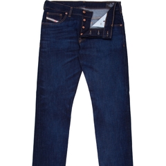 D-Yennox Taper Fit Dark Aged Stretch Denim Jeans-jeans-FA2 Online Outlet Store