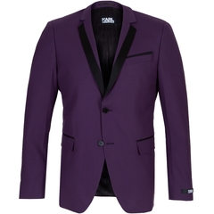 Loom Purple Tuxedo Jacket-jackets & blazers-FA2 Online Outlet Store