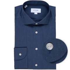 Slim Fit Fine Twill Melange Dress Shirt-shirts-FA2 Online Outlet Store