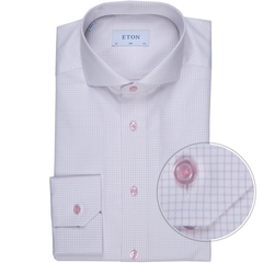 Slim Fit Fine Window Pane Check Dress Shirt-shirts-FA2 Online Outlet Store