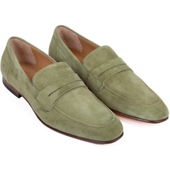 Marcelo Light Green Suede Loafer-shoes & boots-FA2 Online Outlet Store