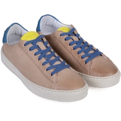 Trio Luxury Nubuck Leather Sneaker-shoes & boots-FA2 Online Outlet Store