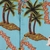 Tropical Palms & Shells Print Casual Shirt