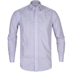 Treviso Geometric Fish Print Casual Shirt-shirts-FA2 Online Outlet Store