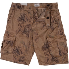 Floral & Camo Print Cargo Shorts-shorts-FA2 Online Outlet Store