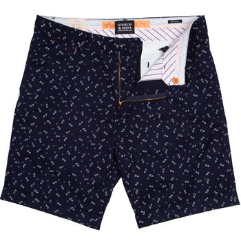 Stuart Geometric Print Pima Cotton Shorts