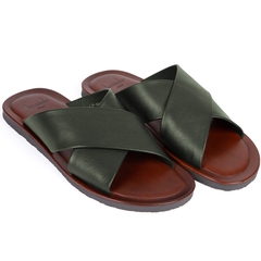 Apollo Leather Crossover Slide-shoes & boots-FA2 Online Outlet Store