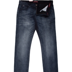 Tapered Fit Grey Aged Stretch Denim Jeans-jeans-FA2 Online Outlet Store