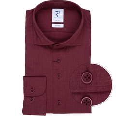 Bordo Luxury Fine Pure Merino Wool Dress Shirt-shirts-FA2 Online Outlet Store