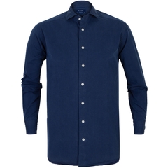 Contemporary Fit Recycled Cotton Denim Shirt-shirts-FA2 Online Outlet Store