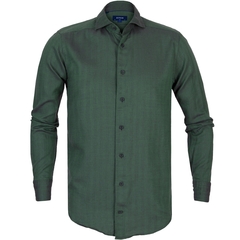 Slim Fit Herringbone Weave Soft Casual Shirt-shirts-FA2 Online Outlet Store