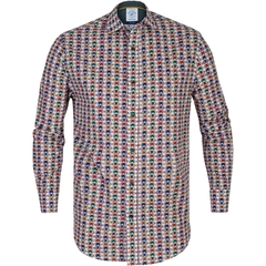 Ski Goggles Print Stretch Cotton Shirt-shirts-FA2 Online Outlet Store