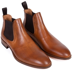 Lance Tan Leather Chelsea Boot-shoes & boots-FA2 Online Outlet Store