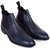 Lance Navy Lux Leather Chelsea Boot