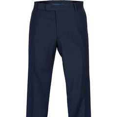Caper Petrol Subtle Check Dress Trousers-casual & dress trousers-FA2 Online Outlet Store