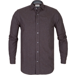 Treviso Melange Cotton Flannel Casual Shirt-shirts-FA2 Online Outlet Store