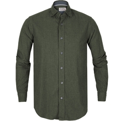 Treviso Melange Cotton Flannel Casual Shirt-shirts-FA2 Online Outlet Store