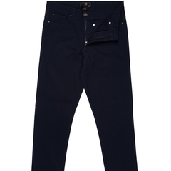 Terry Micro Check Stretch Cotton Jean-jeans-FA2 Online Outlet Store