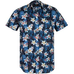 Brody Big Floral Print Short Sleeve Shirt-shirts-FA2 Online Outlet Store