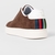 Rex Stripe Heel Detail Suede Sneaker