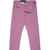 Taper Fit Pink Garment Dyed Stretch Organic Cotton Jeans