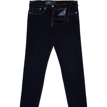 Taper Fit Aged Comfort Stretch Denim Jeans