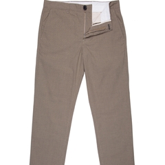 Mid-Slim Fit Micro Check Stretch Cotton Chinos-casual & dress trousers-FA2 Online Outlet Store