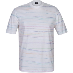 Organic Cotton Chalk Lines Stripe T-Shirt-gifts-FA2 Online Outlet Store