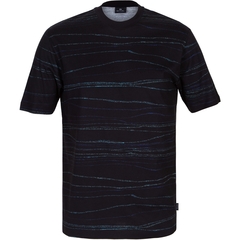 Organic Cotton Chalk Lines Stripe T-Shirt-gifts-FA2 Online Outlet Store