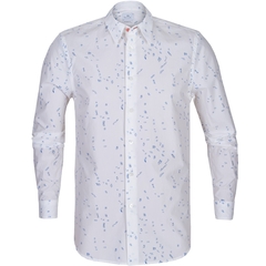 Tailored Fit Glitch Print Shirt-shirts-FA2 Online Outlet Store