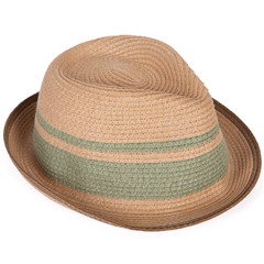 Block Stripe Trilby Hat-sale accessories-FA2 Online Outlet Store