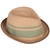 Block Stripe Trilby Hat