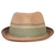 Block Stripe Trilby Hat