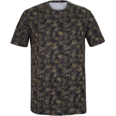 Slim Fit Abstract Floral Print T-Shirt-t-shirts & polos-FA2 Online Outlet Store