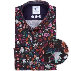 Slim Fit Luxury Liberty Cotton Floral Print Shirt-shirts-FA2 Online Outlet Store