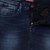 Regular Slim Fit Double Dyed Dark Aged Denim Jeans