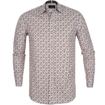 Blake Vintage Geometric Print Stretch Cotton Shirt