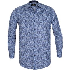 Nigel Paisley Print Casual Cotton Shirt-shirts-FA2 Online Outlet Store